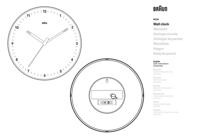 Braun BC26 User manual