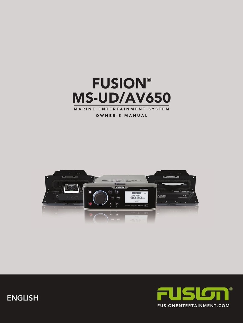 Fusion MS-AV650 owner's manual