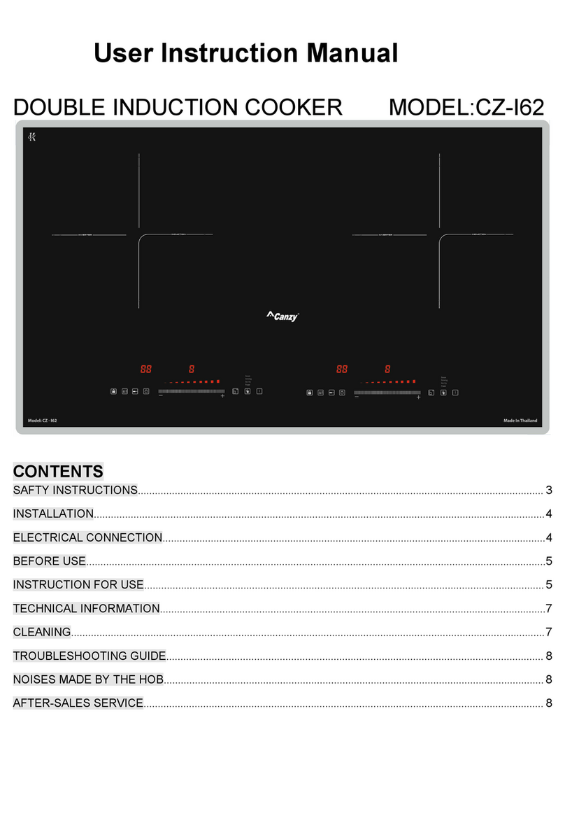 Canzy CZ-I62 User instruction manual