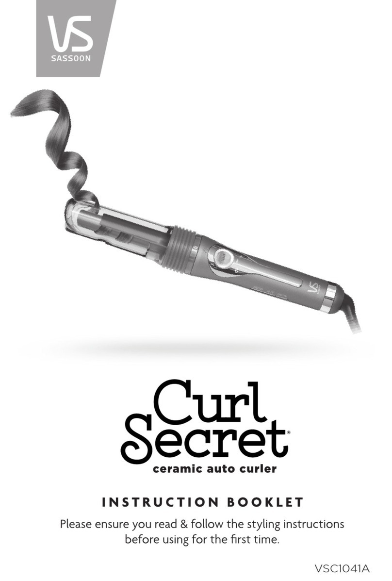 Conair VS SASSON Curl Secret User manual