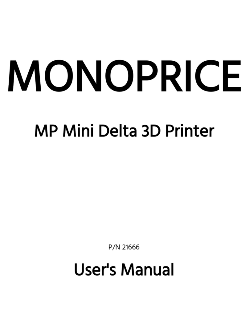 Monoprice MP Mini Delta User manual
