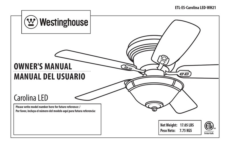 Westinghouse 7209600 owner's manual