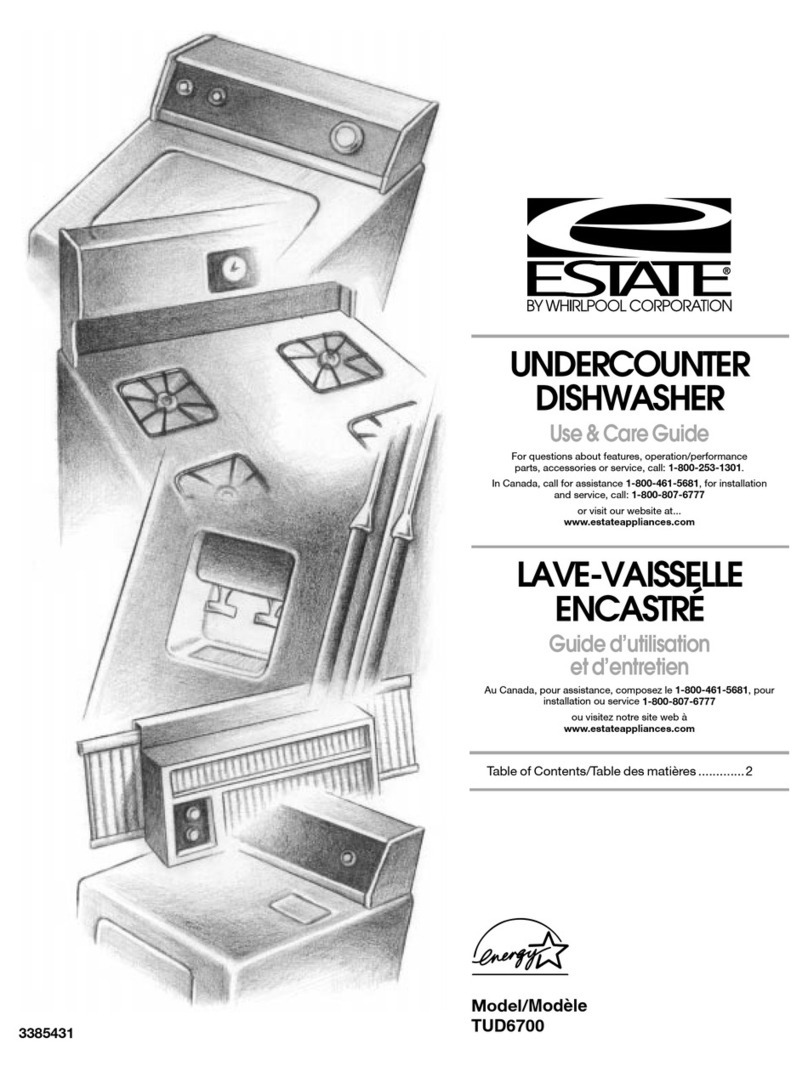 Estate TUD6700 Use & care guide
