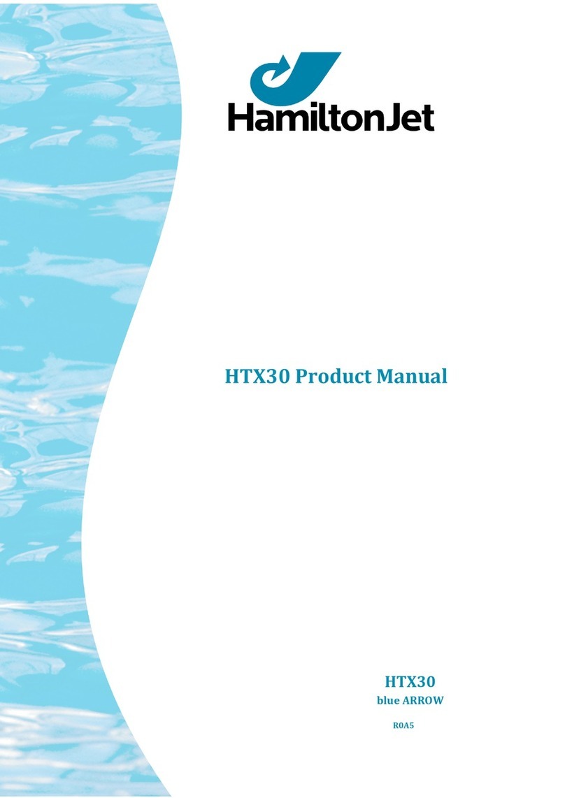 Hamilton Jet HTX30 product manual Hamilton Jet HTX30 product manual