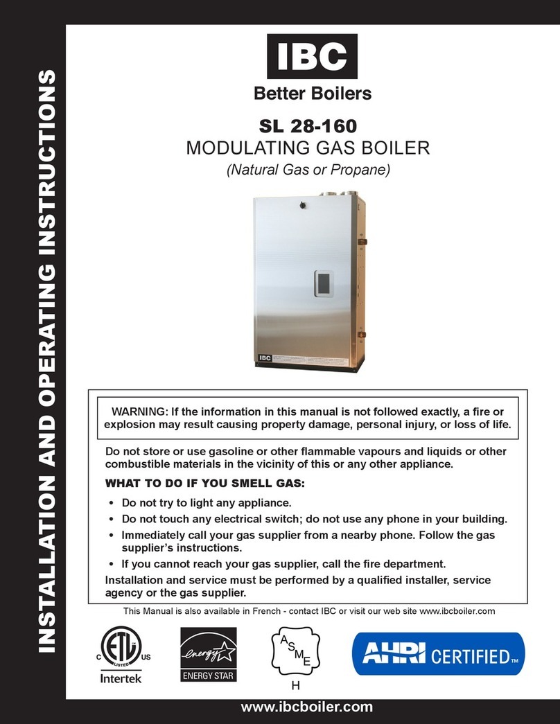 IBC SL 28-160 User manual