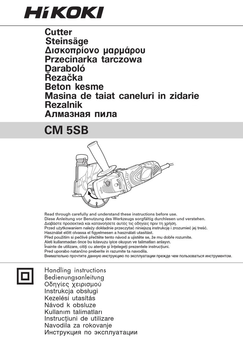 HIKOKI CM 5SB User manual