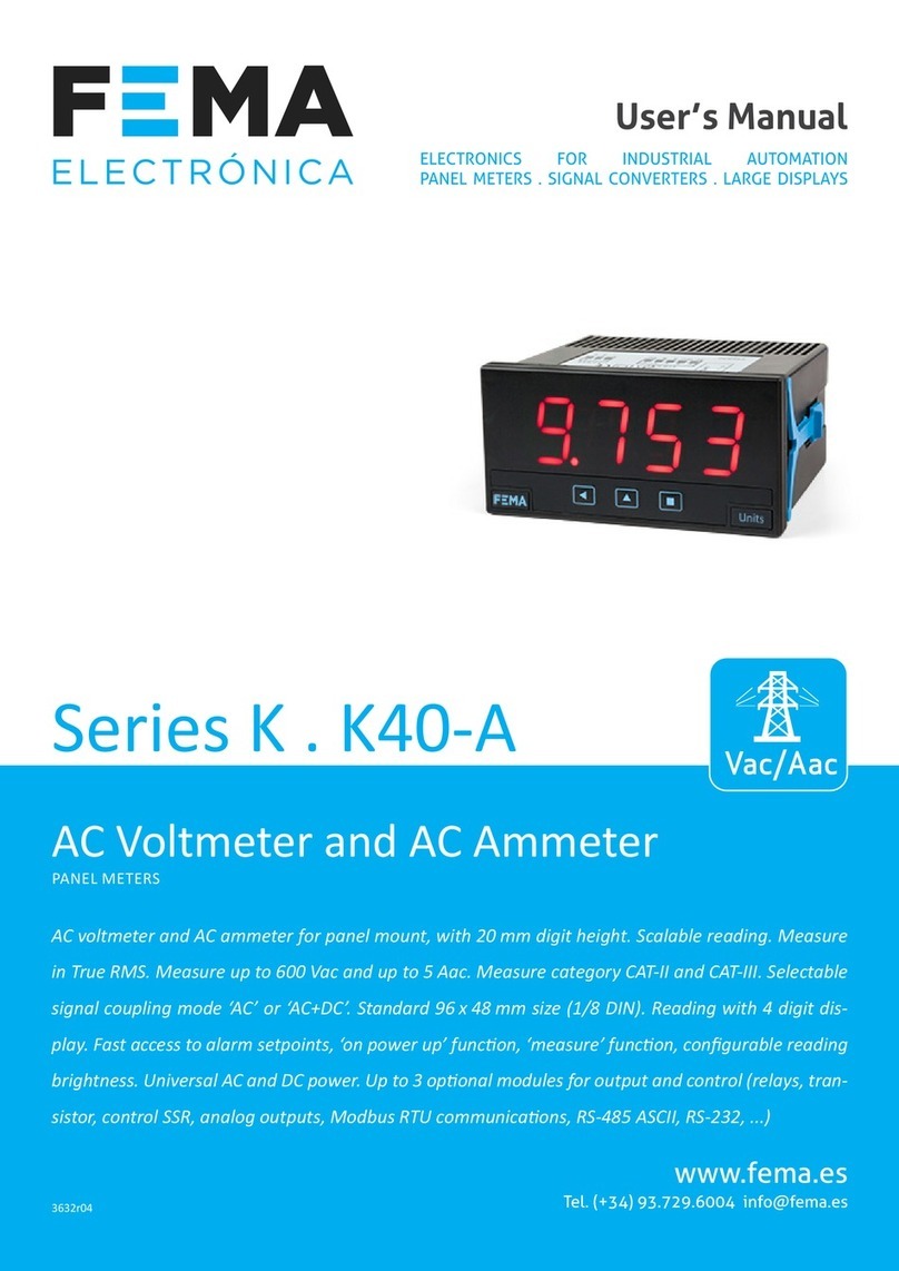 Fema Electronica K K40-A Series User manual