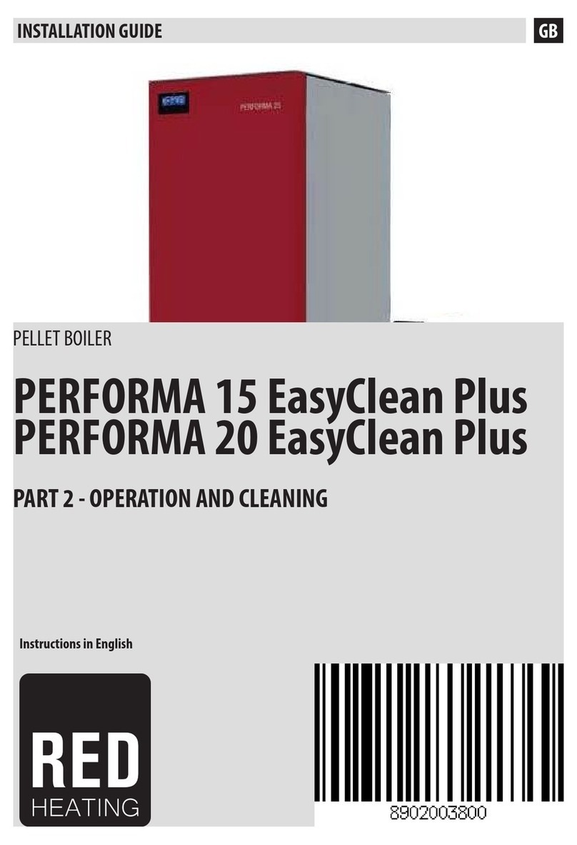 Red Heating PERFORMA 15 EasyClean Plus User manual Red Heating PERFORMA 15 EasyClean Plus User manual