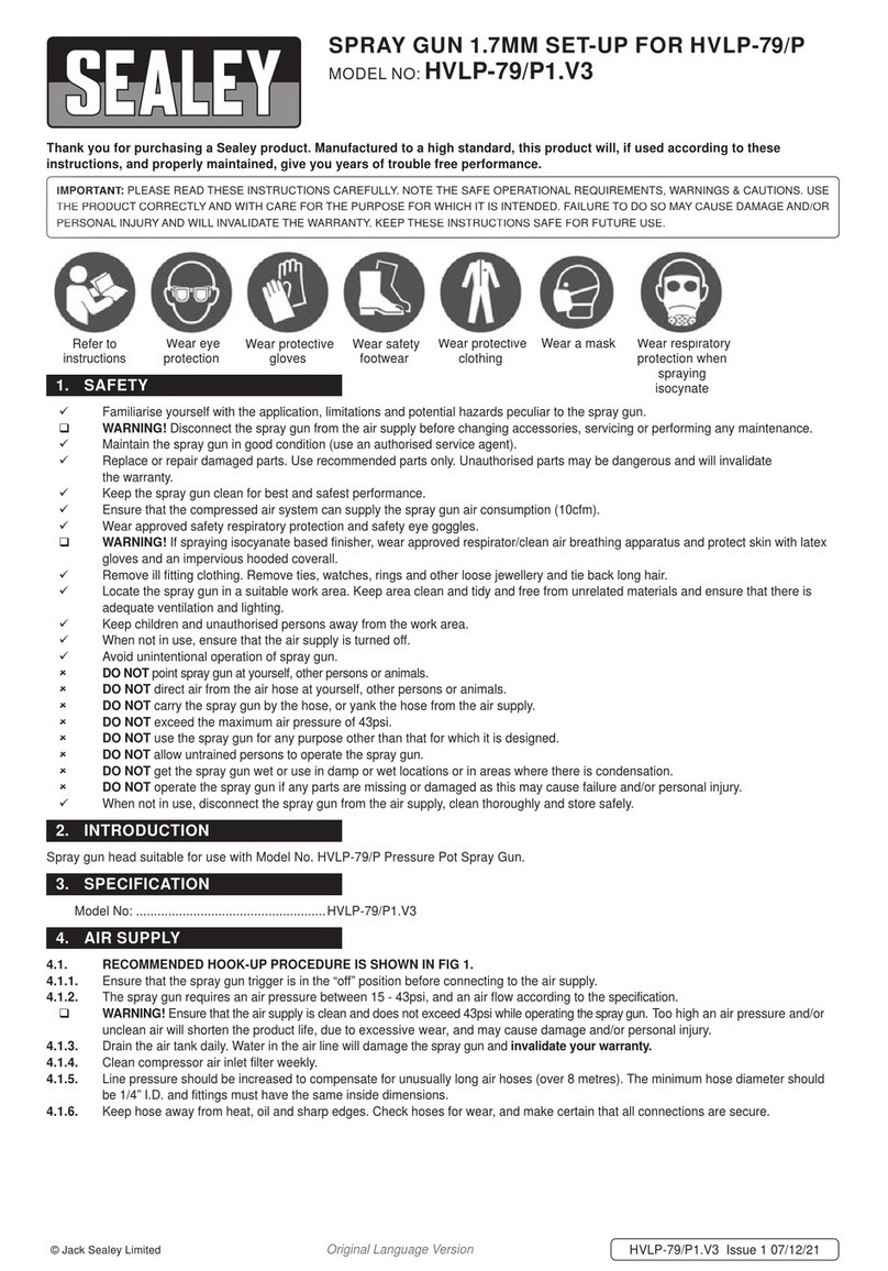 Sealey HVLP-79/P1.V3 User manual