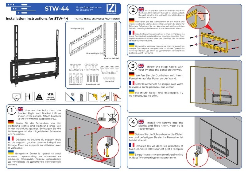 IZI Mounting STW-44 installation instructions