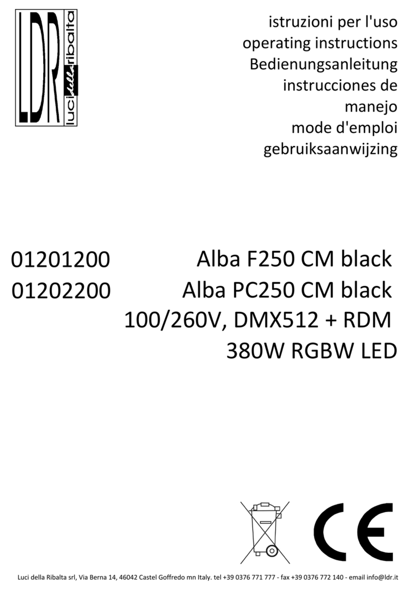 LDR Alba F250 CM black operating instructions