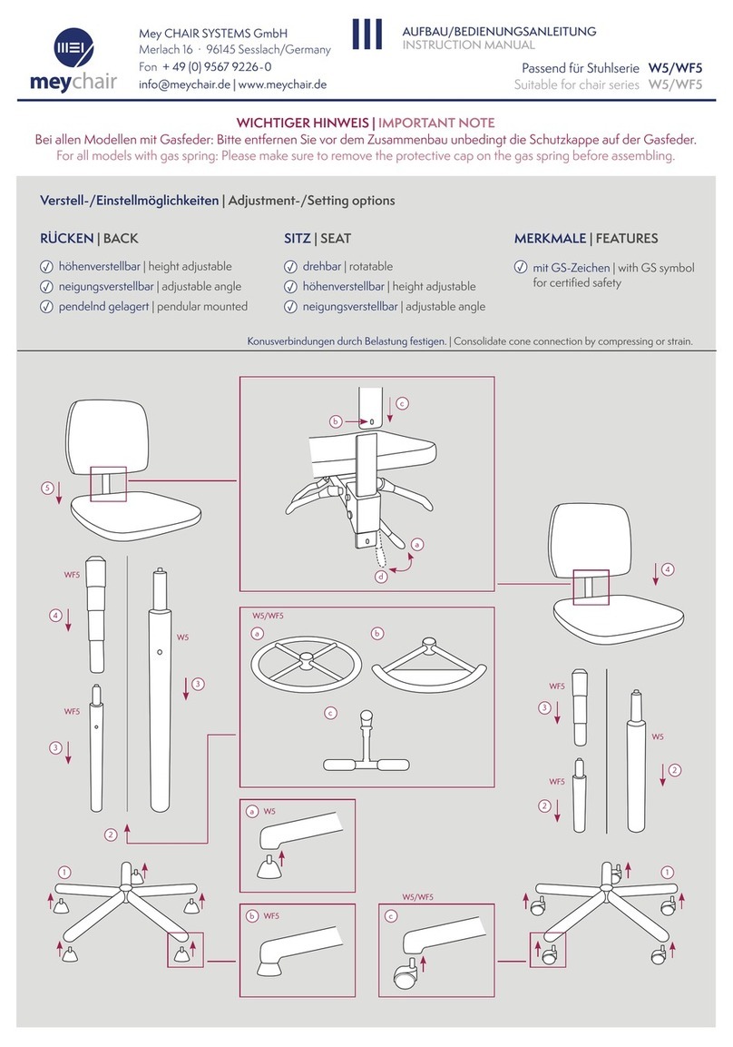 meychair W5 Series instruction manual