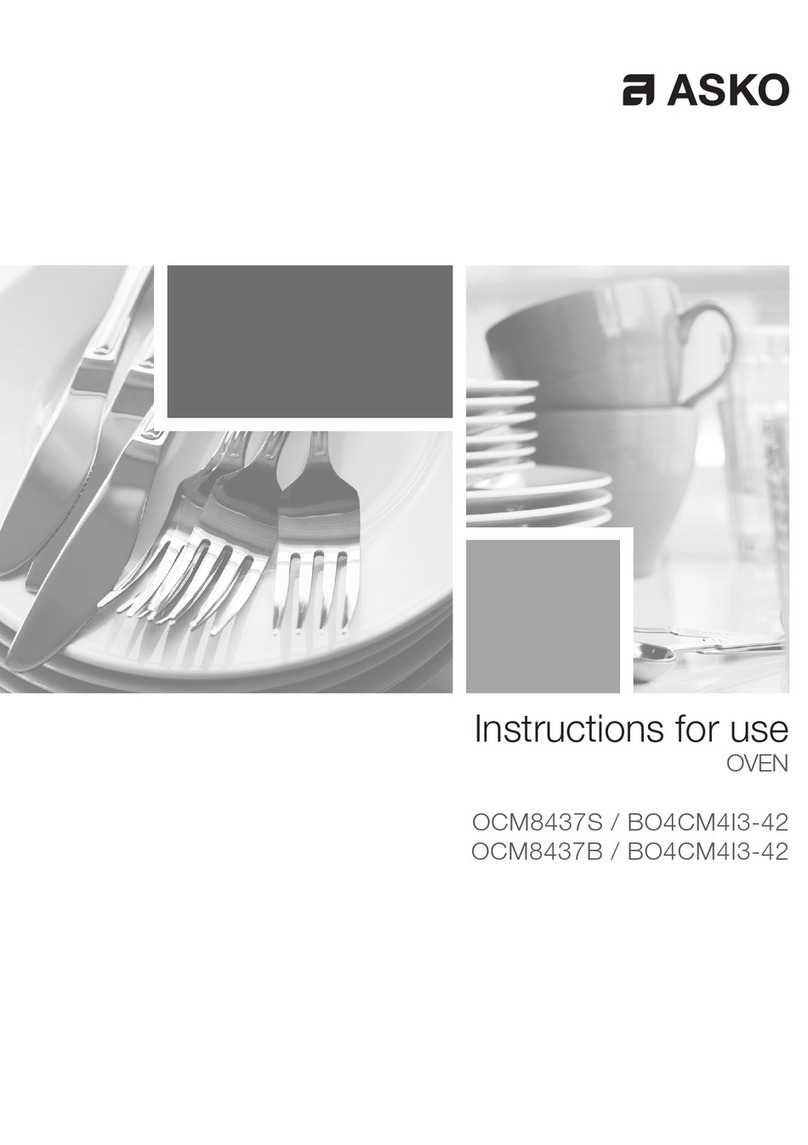 Asko OCM8437B Instructions for use