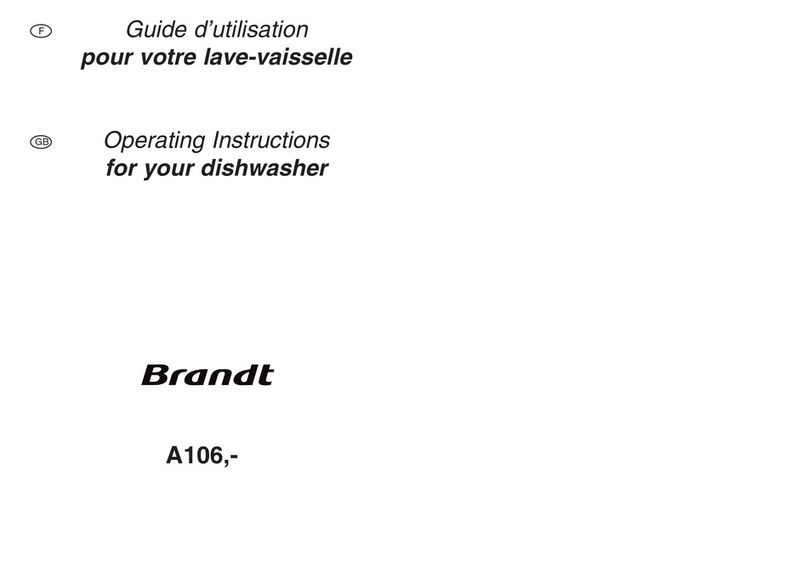 Brandt A106 Series User manual