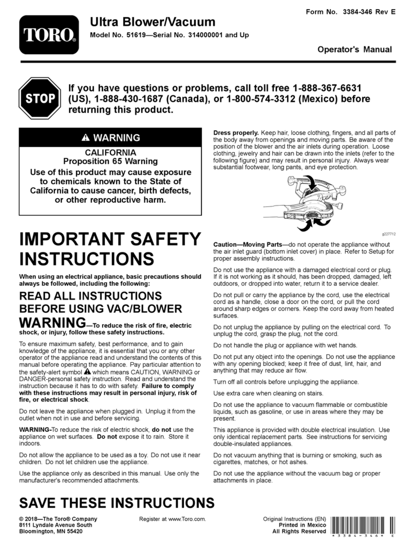 Toro 51619 Operator's manual