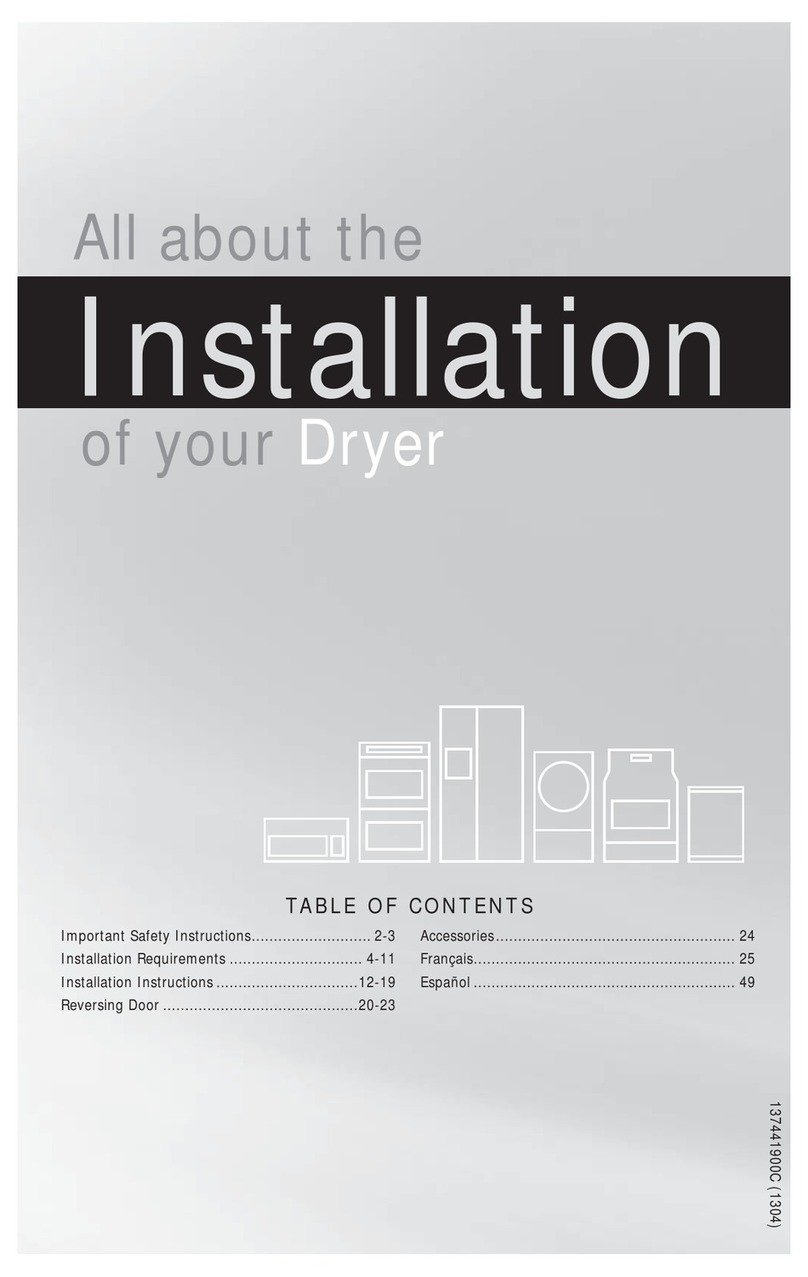 Frigidaire CFQE5000QW User manual