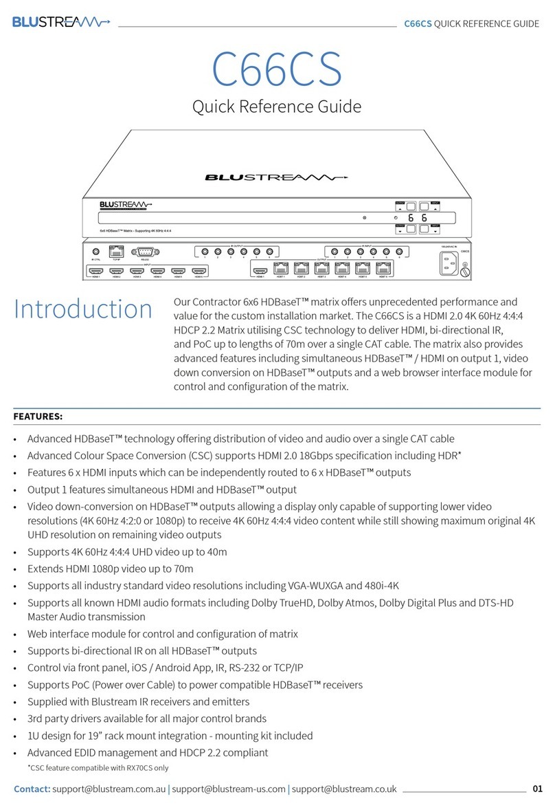 Blu Stream C66CS User manual