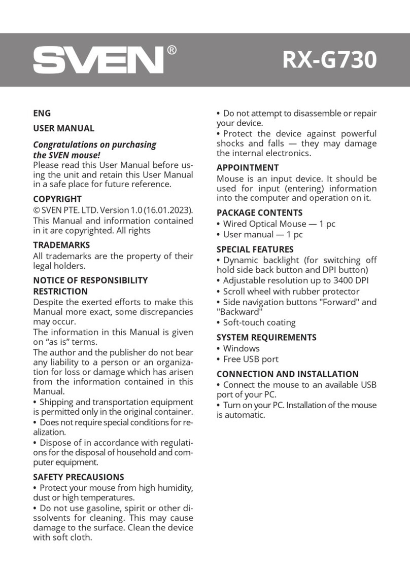 Sven RX-G730 user manual