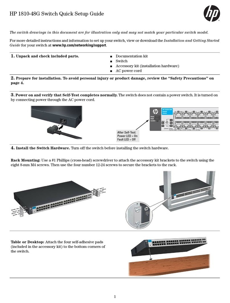 HP 1810-48G User manual