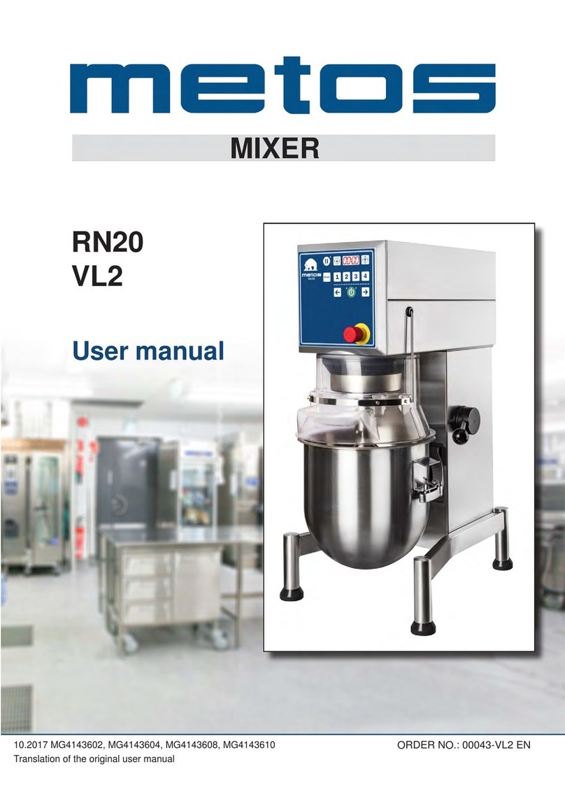 Metos RN20 VL2 user manual