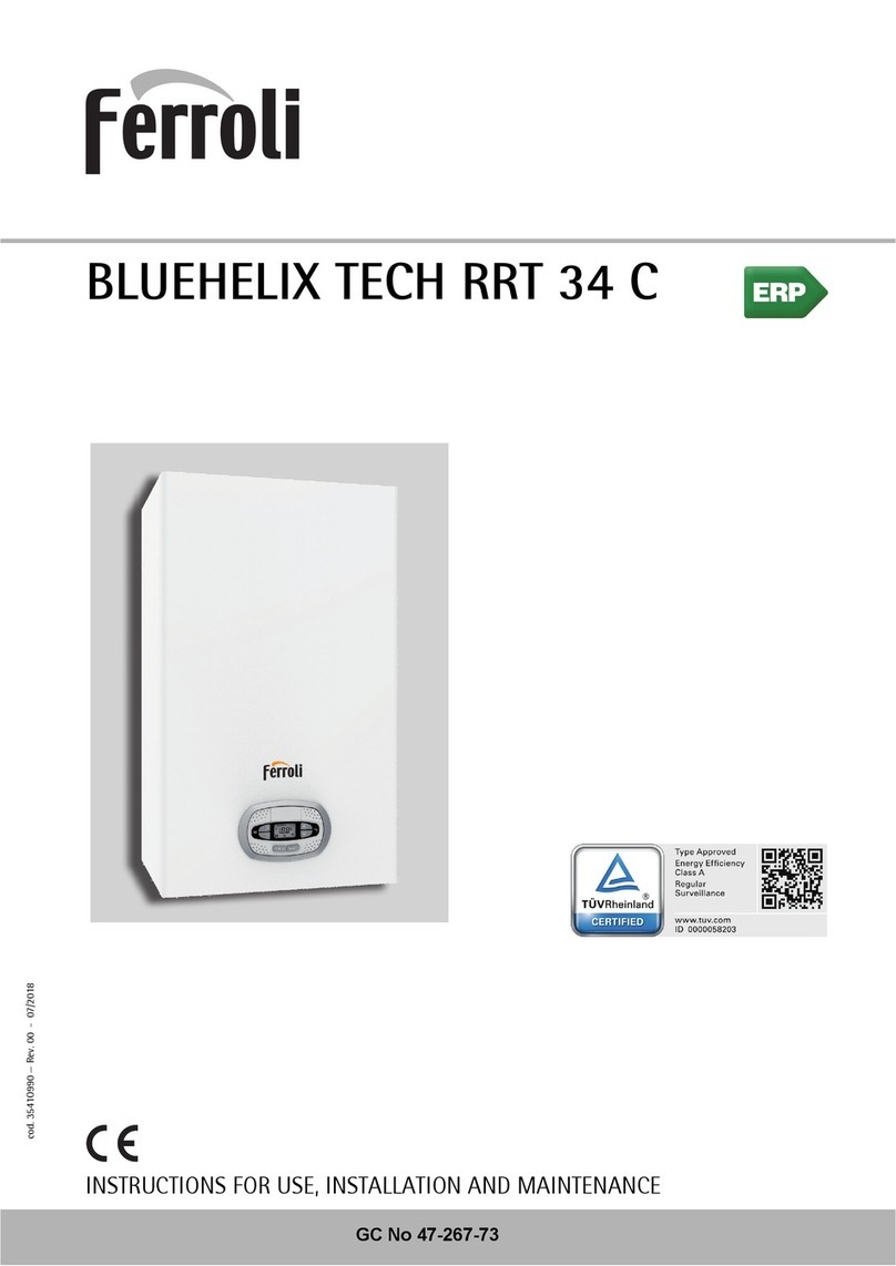 Ferroli BLUEHELIX TECH RRT 34 C manual