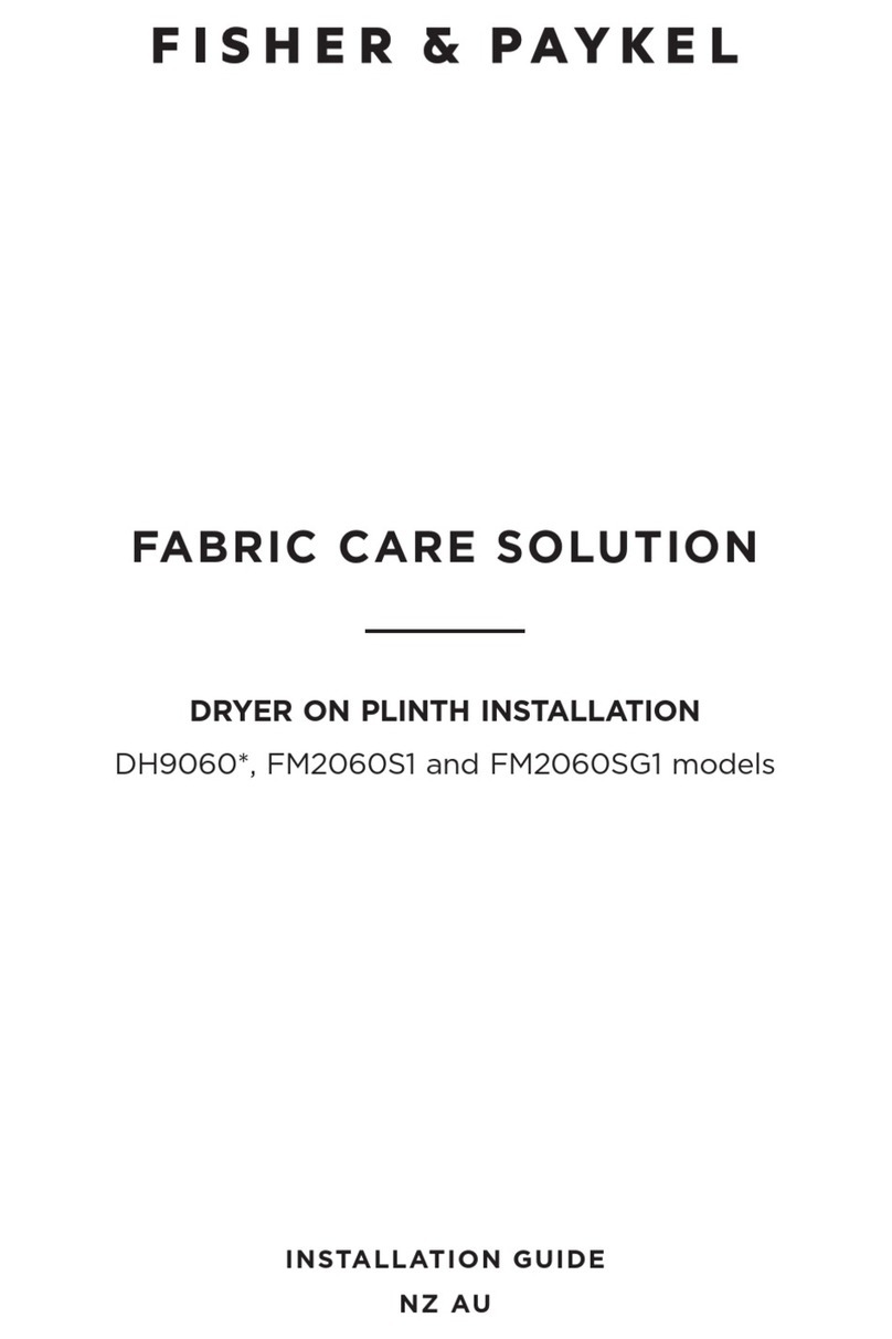 Fisher & Paykel DH9060 Series User manual