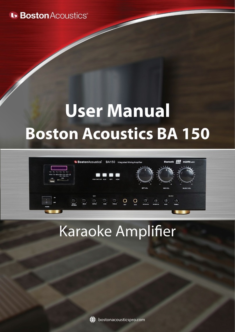 Boston Acoustics BA 150 user manual