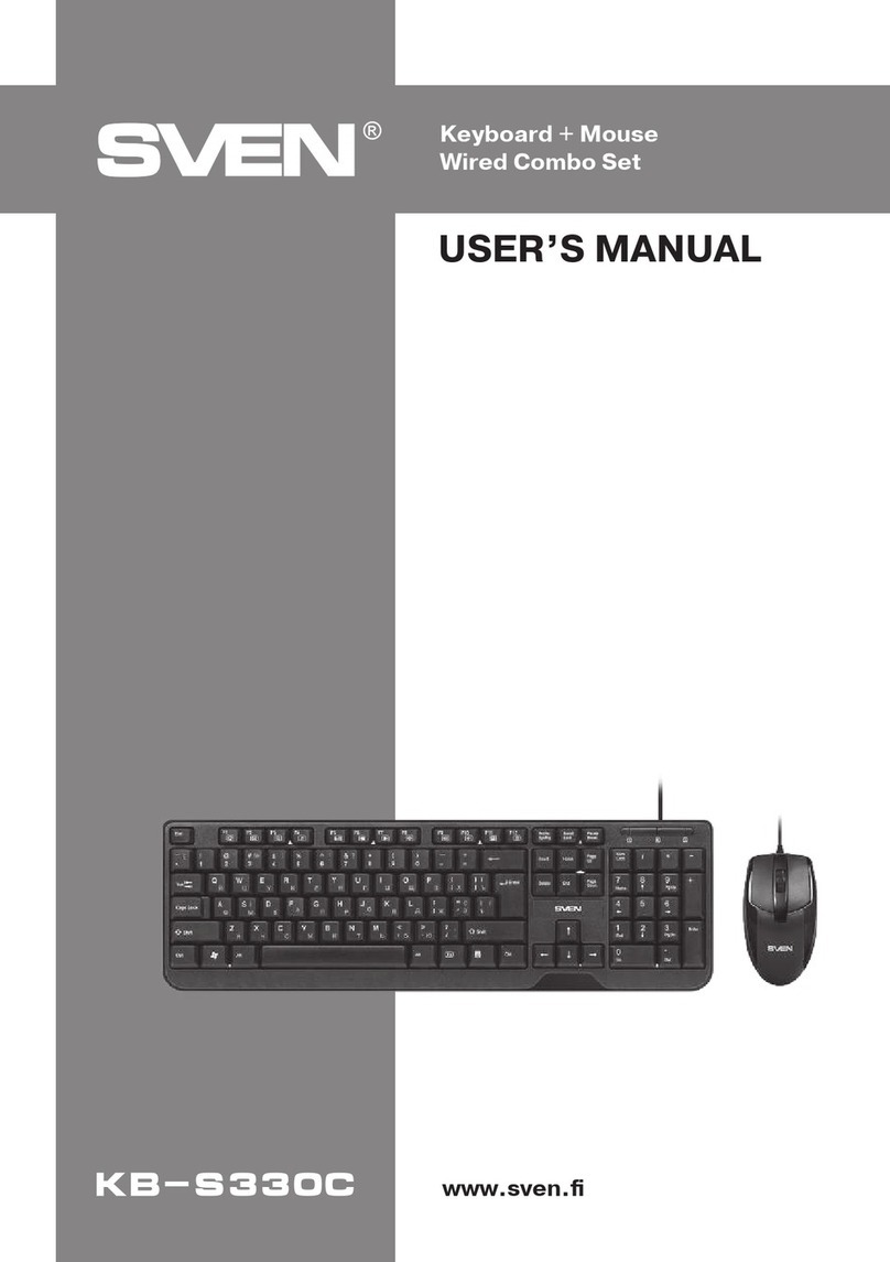 Sven KB-S330C User manual