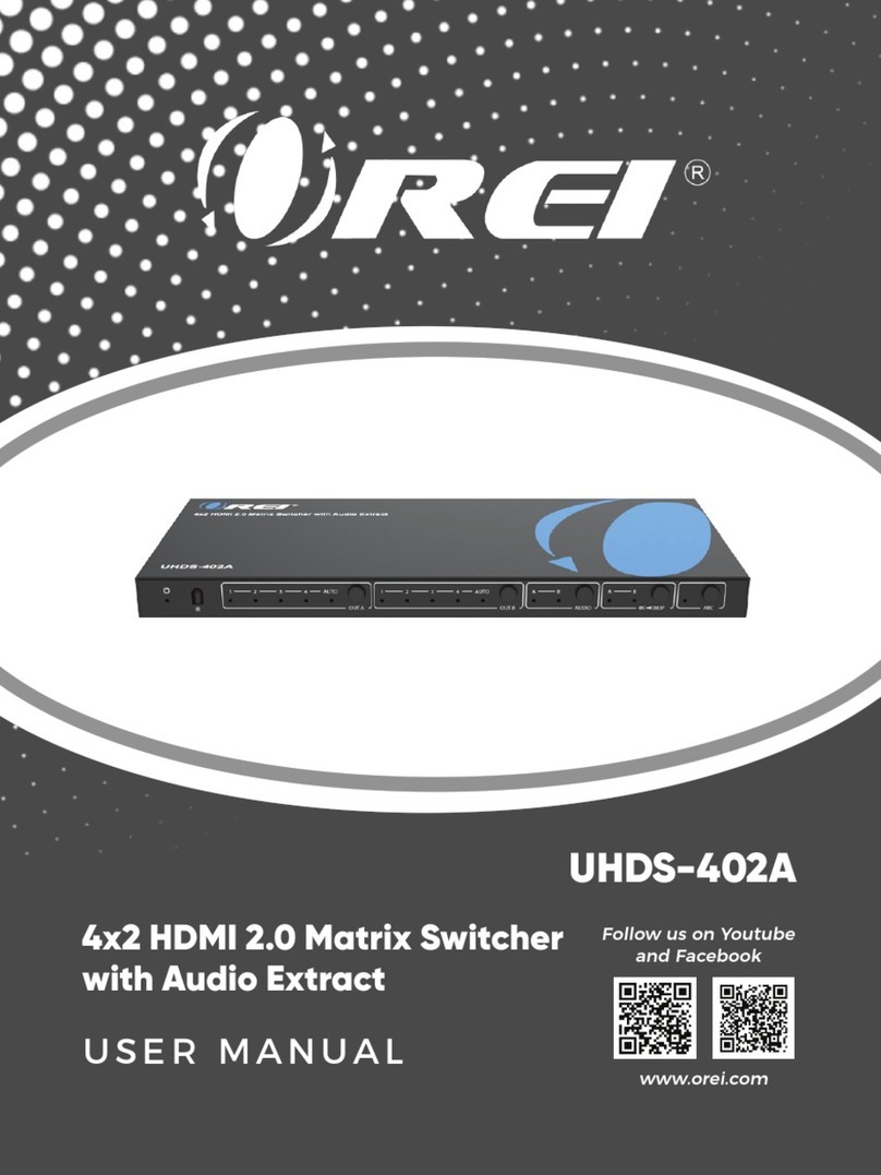 REI UHDS-402A user manual