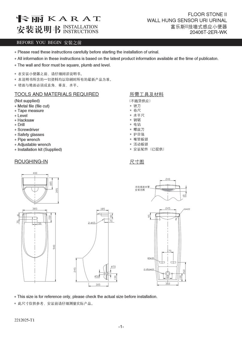 Karat FLOOR STONE II installation instructions