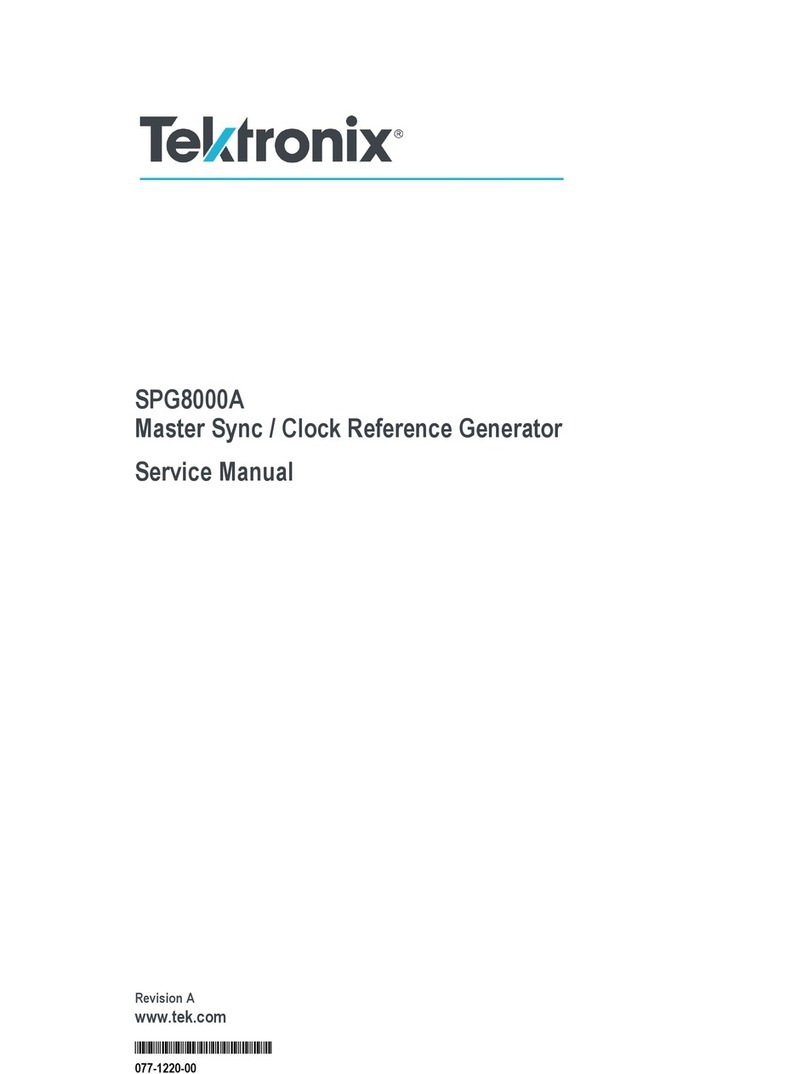 Tektronix SPG8000A Service manual