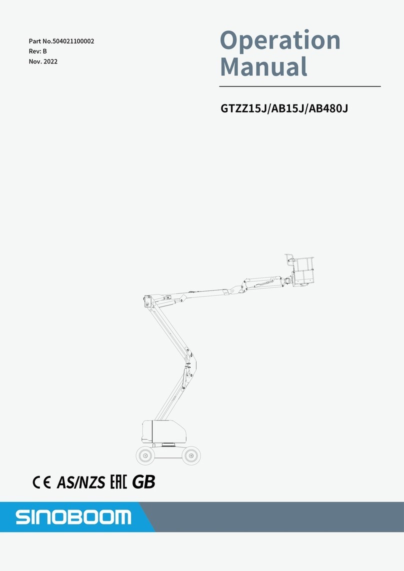 Sinoboom GTZZ15J User manual
