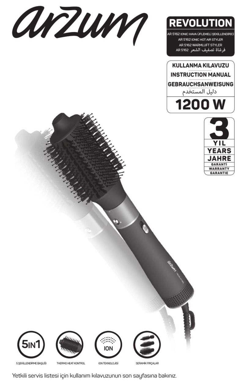 Arzum REVOLUTION AR 5162 instruction manual