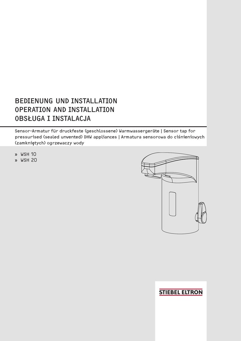 STIEBEL ELTRON WSH 10 User manual