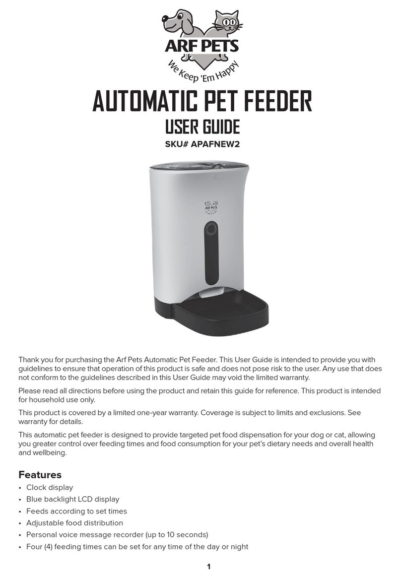 Arf Pets APAFNEW2 User manual Arf Pets APAFNEW2 User manual