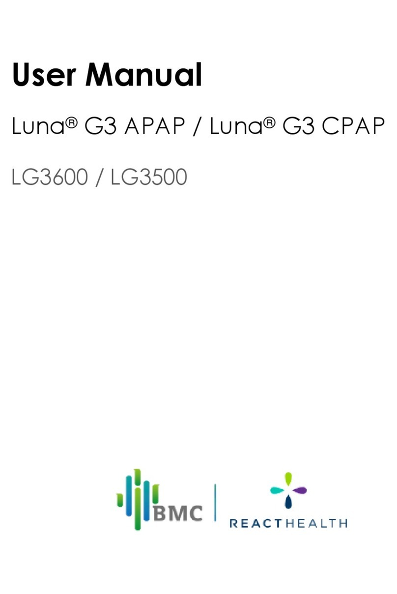 BMC REACTHEALTH Luna G3 APAP user manual