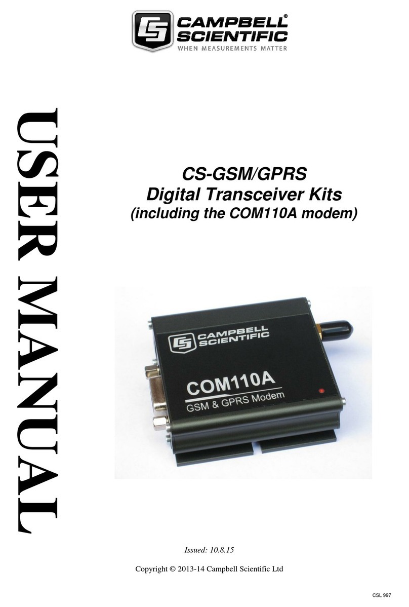 Campbell COM110A User manual