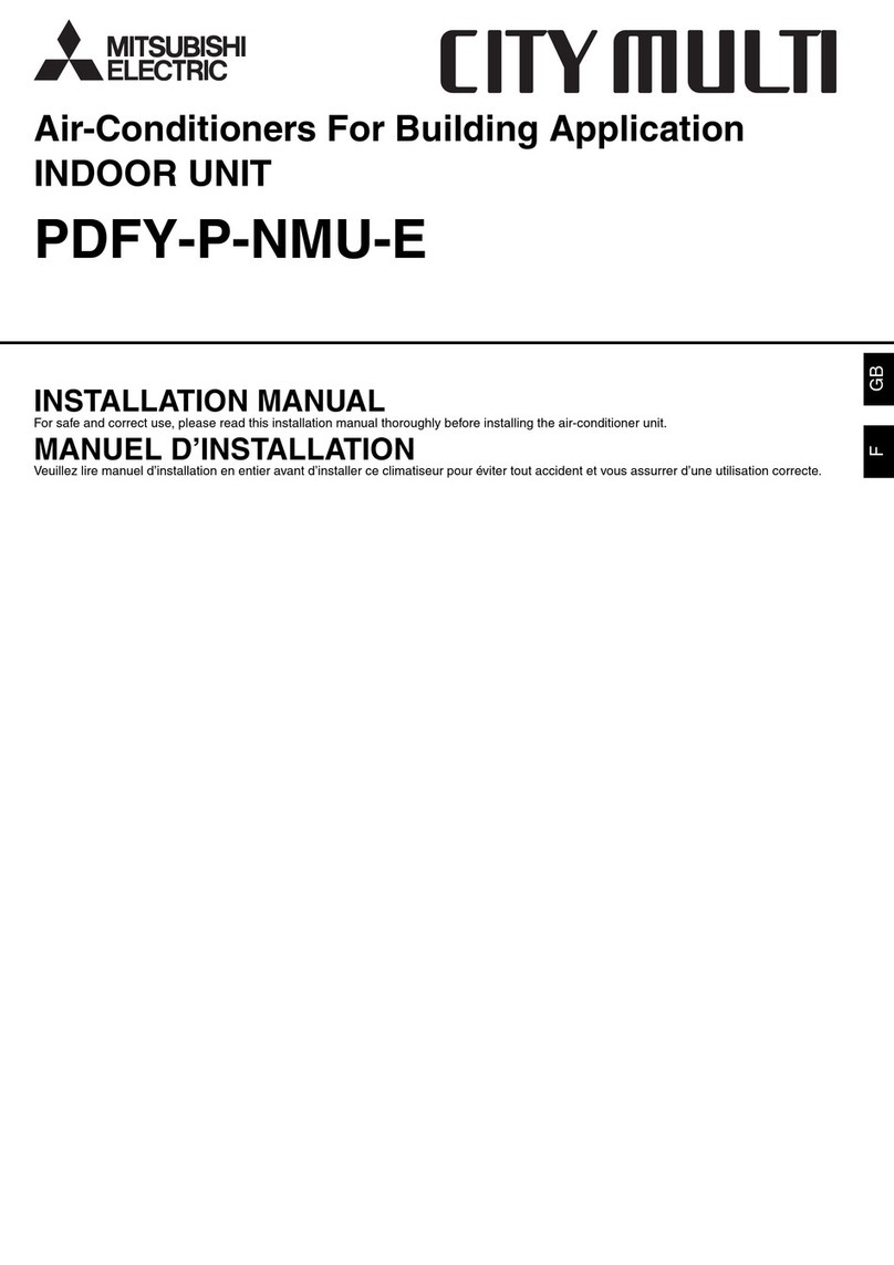Mitsubishi Electric CITY MULTI PDFY-P-NMU-E installation manual