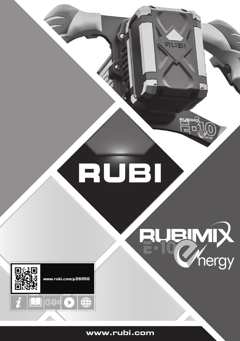 Rubi RUBIMIX E-10 ENERGY manual