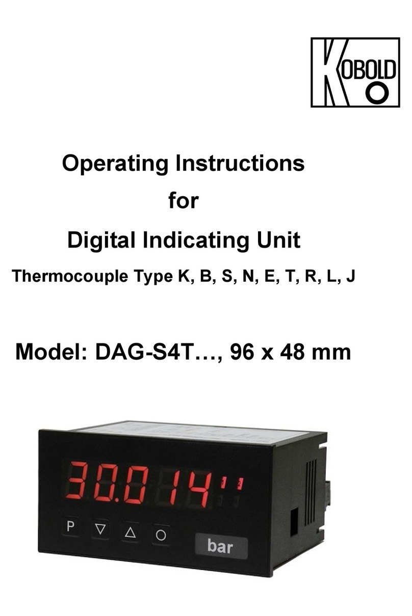 Kobold DAG-S4T Series User manual
