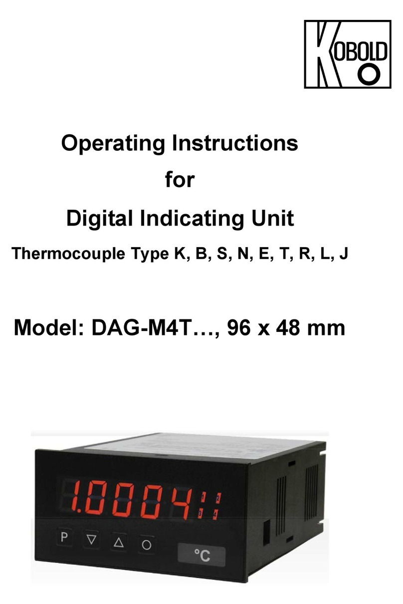 Kobold DAG-M4T Series User manual Kobold DAG-M4T Series User manual
