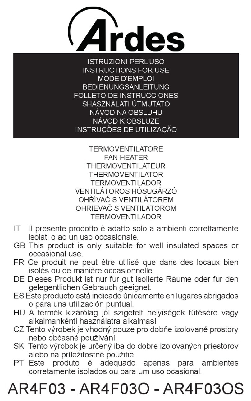 ARDES AR4F03 User manual