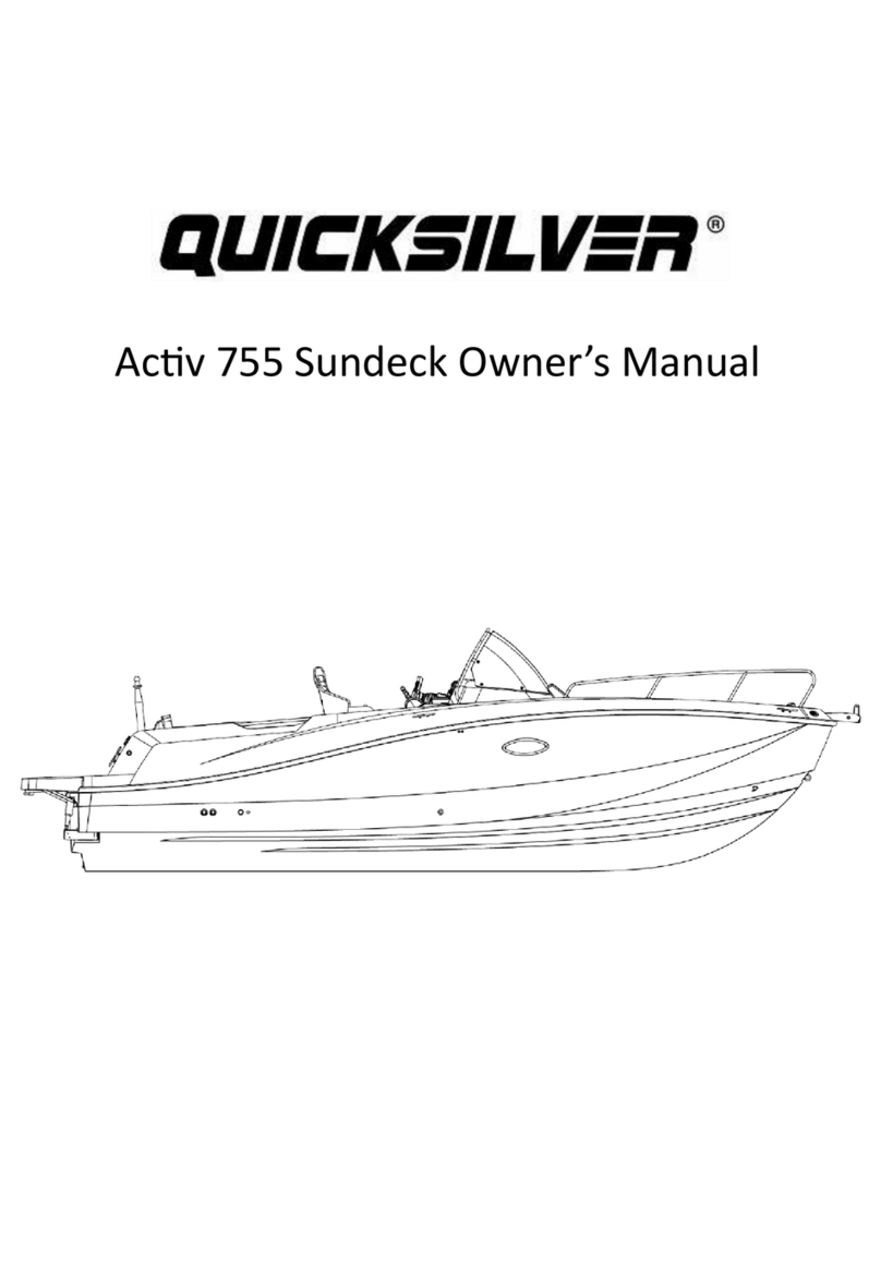 Quicksilver Activ 755 Sundeck User manual