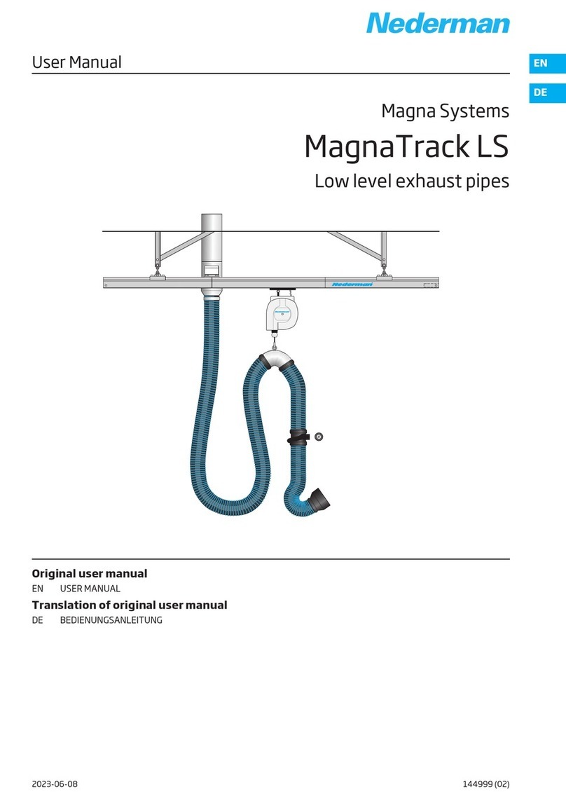 Nederman Magna Track LS user manual