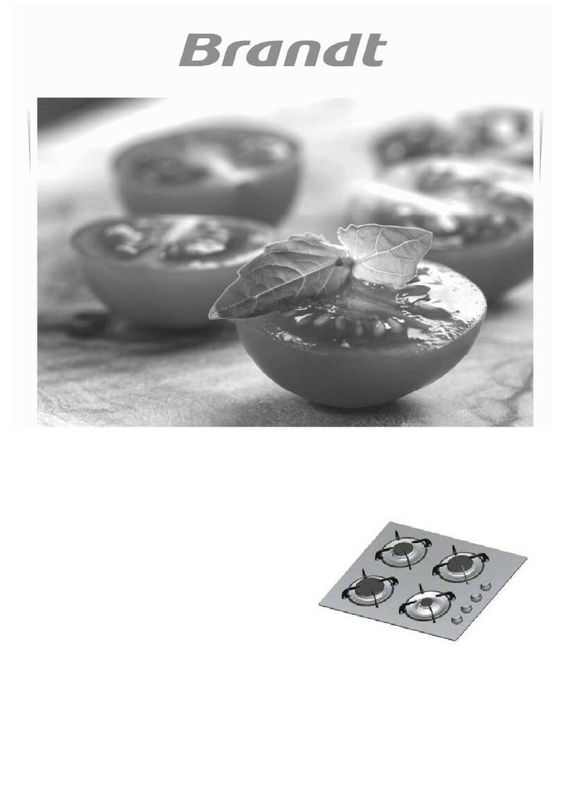 Brandt BPE3410X Guide for installation and use