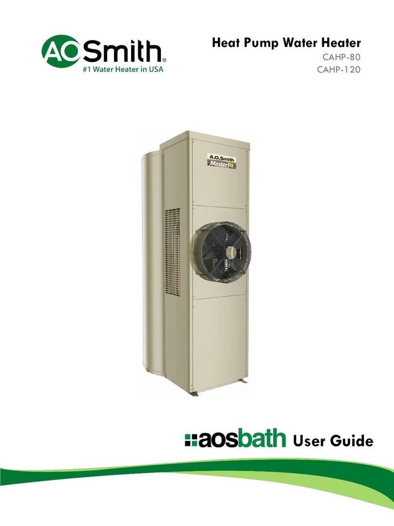 A.O. Smith CAHP-80 Series user guide