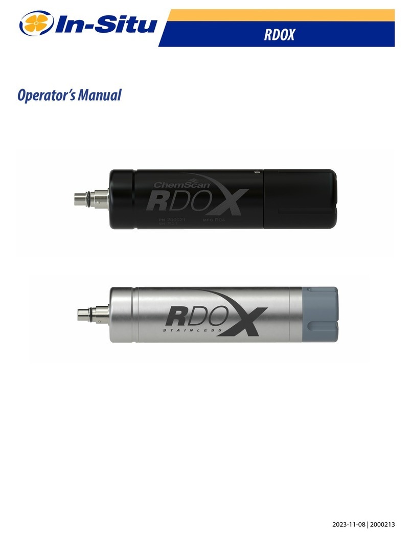 In-situ RDOX Operator's manual