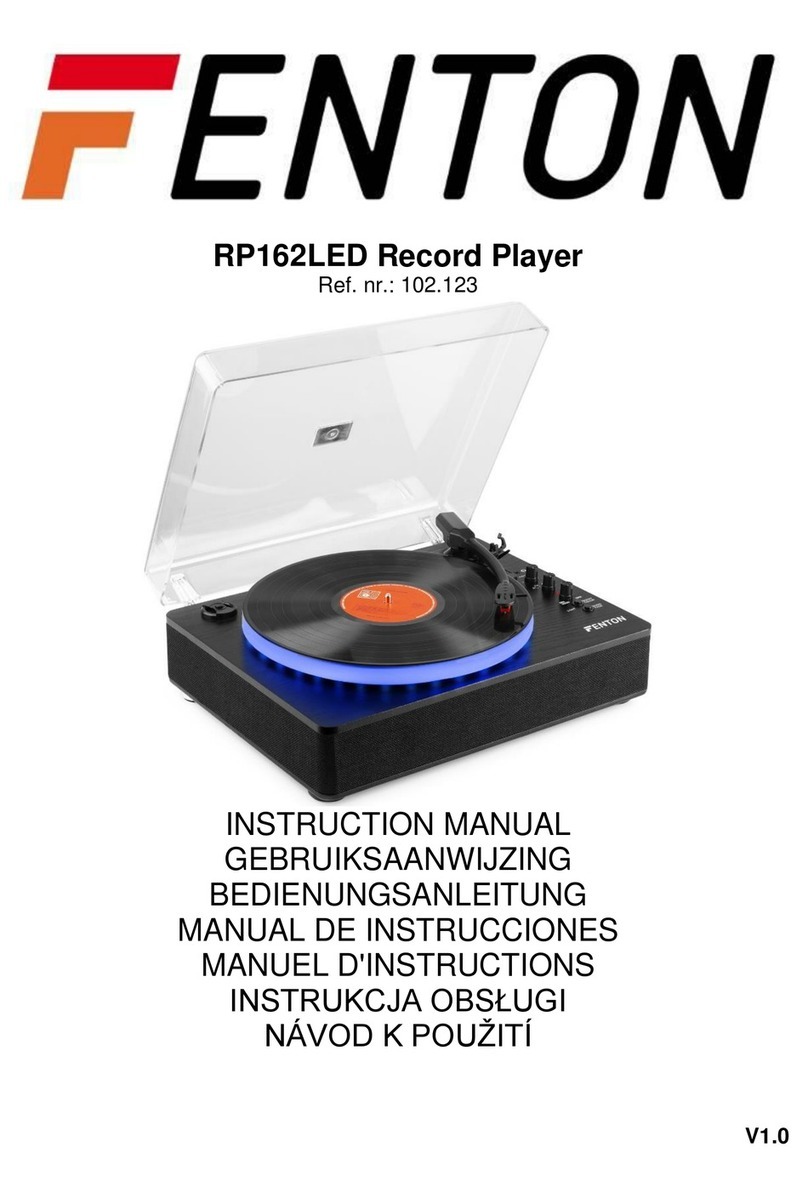 Fenton RP162LED instruction manual