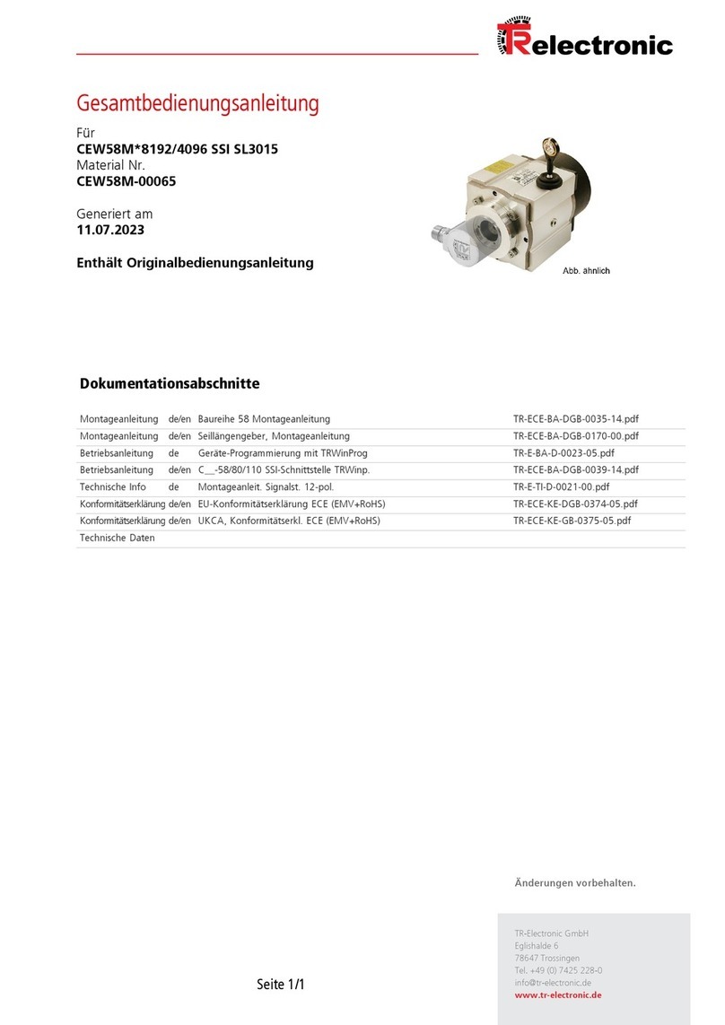 TR-Electronic CEW58M-00065 Assembly instructions