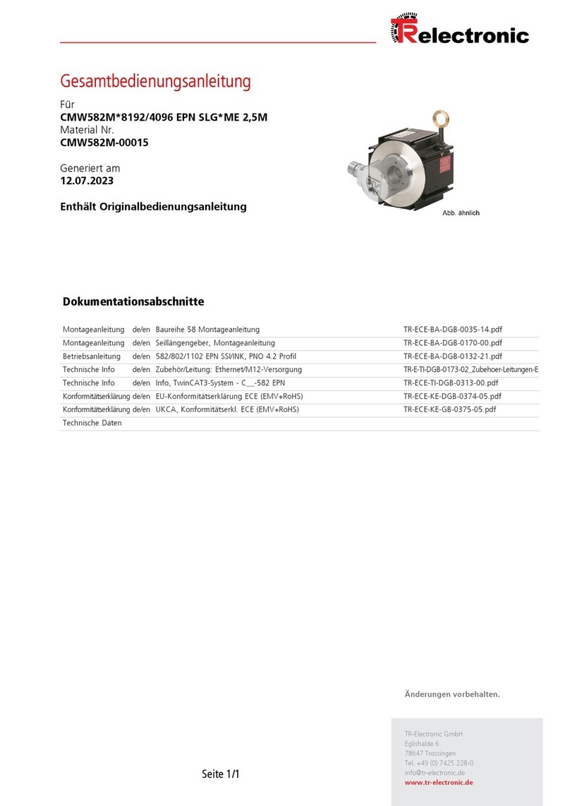 TR-Electronic CMW582M-00015 Assembly instructions